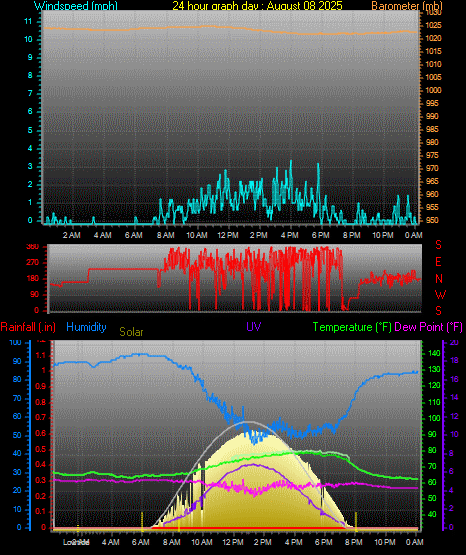 24 Hour Graph for Day 08