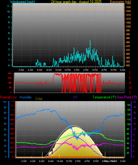 24 Hour Graph for Day 10