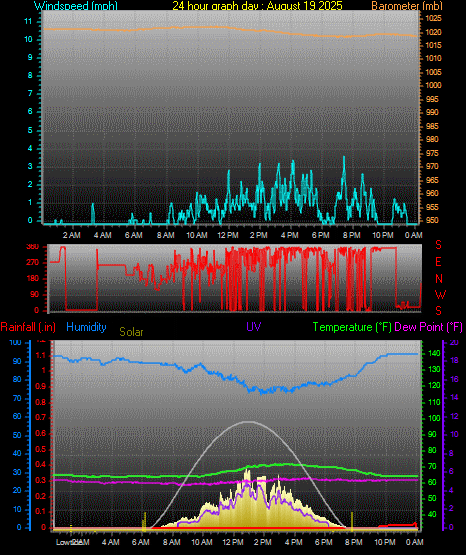 24 Hour Graph for Day 19