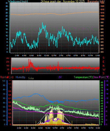 24 Hour Graph for Day 10