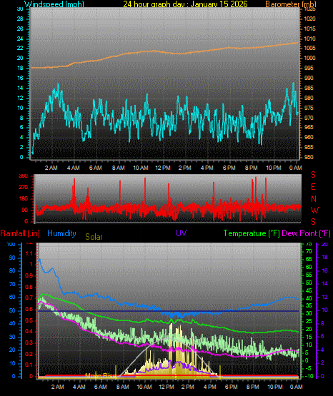 24 Hour Graph for Day 15