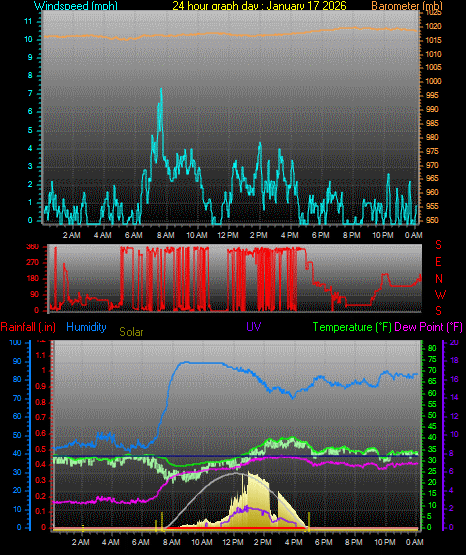 24 Hour Graph for Day 17
