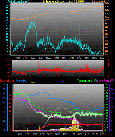 24 Hour Graph for Day 12