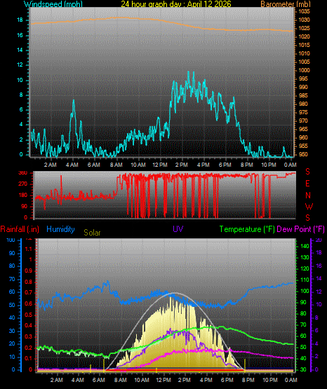24 Hour Graph for Day 12