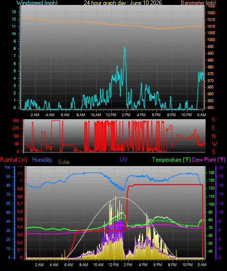 24 Hour Graph for Day 10