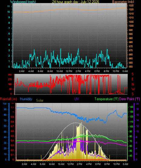 24 Hour Graph for Day 12