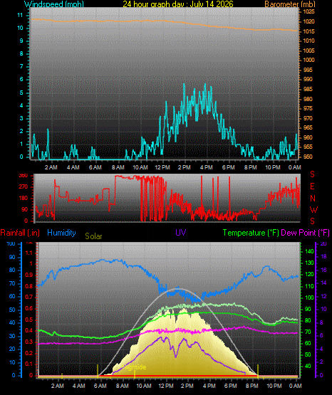 24 Hour Graph for Day 14