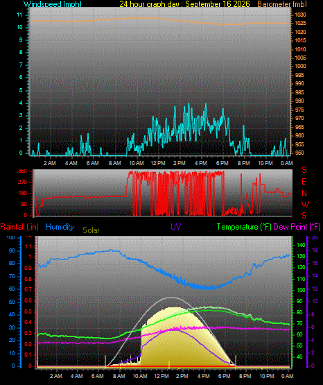 24 Hour Graph for Day 16