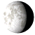 Waning Gibbous, 18 days, 2 hours, 24 minutes in cycle