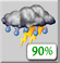 Friday: Showers And Thunderstorms