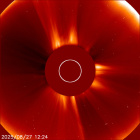 Latest LASCO C2 image of the Sun