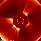 Latest LASCO C2 image of the Sun