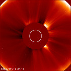 Latest LASCO C2 image of the Sun