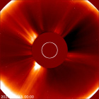 Latest LASCO C2 image of the Sun
