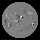 Latest SDO/HMI Magnetogram image of the Sun