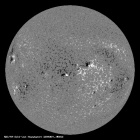 Latest SDO/HMI Magnetogram image of the Sun