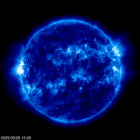 Click for time-lapse image of the sun
