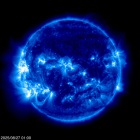 Click for time-lapse image of the sun