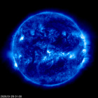 Click for time-lapse image of the sun